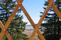 Wall of the yurt